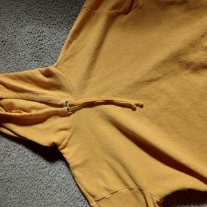 Yellow cropped jacket